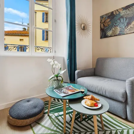公寓 Chic - Climatise - 2 Pas Du Port - Place Aux Herbes
