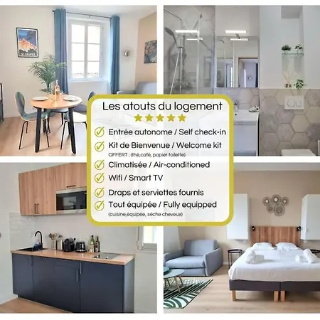 Appartamento Chic - Climatise - 2 Pas Du Port - Place Aux Herbes *